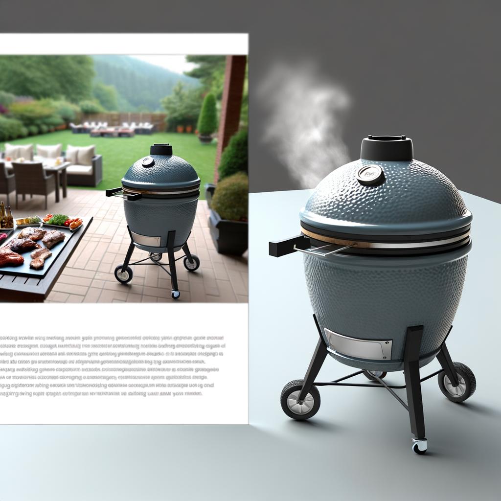 Premium Ceramic Kamado-Style Charcoal Grill: The Ultimate Grilling Experience
