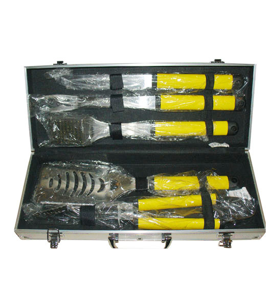 5pc BBQ Tool Set with TPR Handle