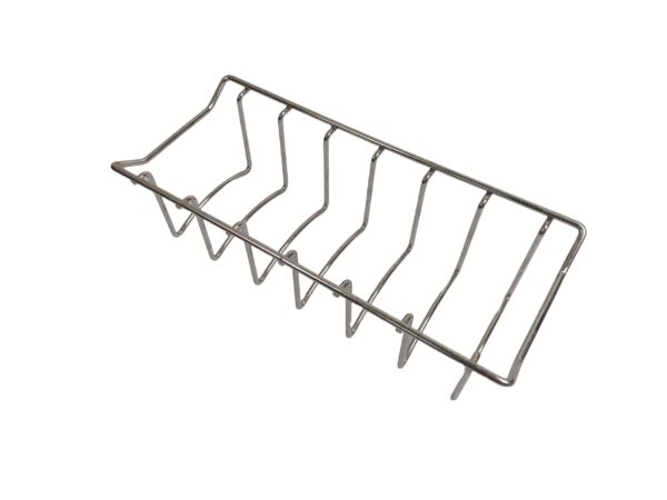 YBB088 BBQ rack,Rib rack BBQ Rib Rack and Roast Racks for Smoking 8 Slots Stainless Steel Rib Racks for Grilling BBQ accessories