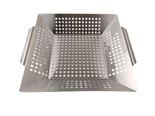 YJSH086A Stainless Steel BBQ basket  High quality vegetable and meat grill basket heavy duty grill tool set, durable stainless steel grill accessories