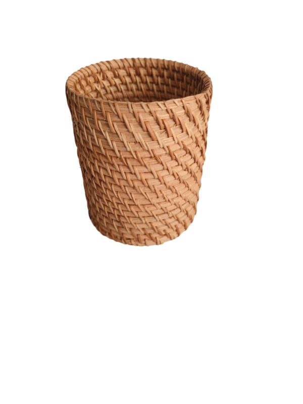 Handmade Rattan Pen Holder stand multi purpose