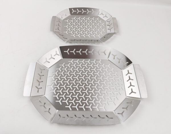 Stainless Steel Grill Basket for Vegetable fruit meat BBQ grill basket