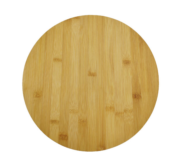 Bamboo Cake Stand Turntable, Rotating Dining Plate, Multipurpose Revolving Serving Plate