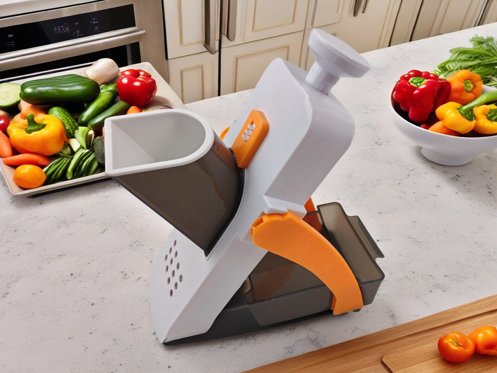 Multifunctional Portable Adjustable Hand Held manual vegetable cutter
